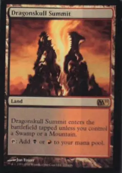 Dragonskull Summit - Magic 2013 (M13): #222, Magic: The Gathering Nm R237 - Image 1