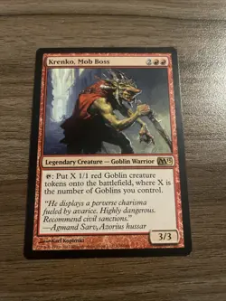 Krenko, Mob Boss #138 (LP) Magic 2013 M13 Magic MTG - Image 1