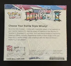 New Sealed Pokemon Sword & Shield Battle Styles Booster Box Fast Ship 820650818189 - Image 2