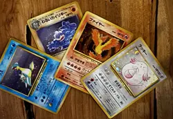 Japanese Vintage Pokemon Card Lot of 4 - Image 1