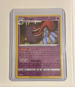Gengar Holo 057/198 Rare 2021 Chilling Reign Pokemon TCG 057/198 Trading Card NM - Image 1