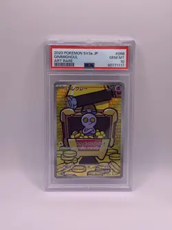 Pokemon Gimmighoul 068 2023 Raging Surf Full Art Rare Japanese Pokemon PSA 10 - Image 1