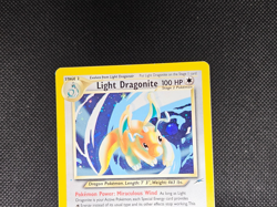 Pokemon TCG Light Dragonite 14/105 Neo Destiny Neo Genesis Holo Rare Vintage - Image 3