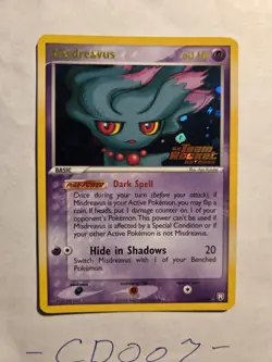 Pokemon TCG Misdreavus 25/109 Ex Team Rocket Returns Stamped Holo Super Rare - Image 1