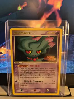 Pokemon TCG Misdreavus 25/109 Ex Team Rocket Returns Stamped Holo Super Rare - Image 4