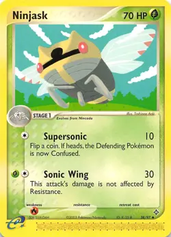 Ninjask 38/97 Dragon Pokemon 001076 - Image 1