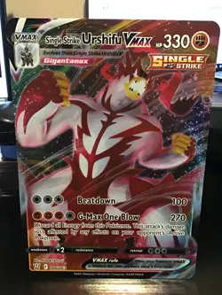 Single Strike Urshifu VMAX 86/163 Pokemon Battle Styles Jumbo - Image 1