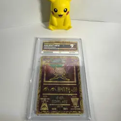 Pokemon TCG Ancient Mew 2000 Movie Cosmos Holo Ace Mint 9 with Swirl - Image 1