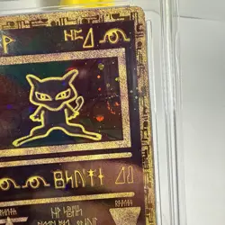 Pokemon TCG Ancient Mew 2000 Movie Cosmos Holo Ace Mint 9 with Swirl - Image 3