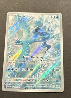 2025 POKEMON SCARLET & VIOLET JOURNEY TOGETHER ARTICUNO ILLUSTRATION RARE! - Image 1