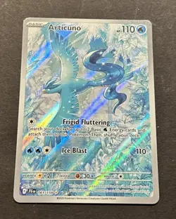 2025 POKEMON SCARLET & VIOLET JOURNEY TOGETHER ARTICUNO ILLUSTRATION RARE! - Image 4