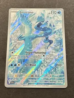 2025 POKEMON SCARLET & VIOLET JOURNEY TOGETHER ARTICUNO ILLUSTRATION RARE! - Image 5