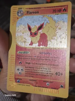 Pokemon TCG - Flareon H7/H32 Holo Rare - Skyridge Set (2003 WOTC) e-Series - Image 2