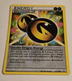 Pokemon Double Dragon Energy 97/108 Reverse Holo XY Roaring Skies Uncommon LP - Image 1