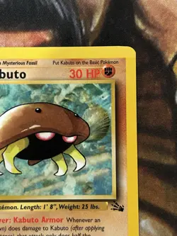 1999 Pokemon Kabuto 50/62 1st Edition Fossil Vintage English - Pack Fresh NM 🔥 - Image 2