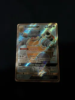 Pokemon TCG Blastoise GX Holo Ultra Rare SM189 Promo 2019 Foil - Image 1