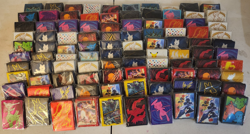 Lot Of Pokemon Sleeves 100 Packs From Various ETBs - Image 1