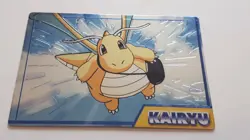 Pokemon Japanese Meiji Dragonite / Kairyu Embossed Promo Foil 1999 - Image 1