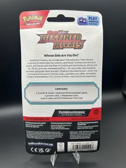 Pokemon TCG Scarlet & Violet - Destined Rivals Booster Pack + Promo Eevee - Image 2