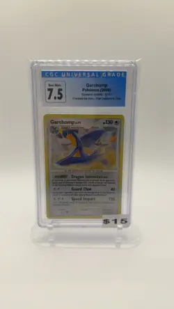 Pokemon Garchomp Supreme Victors Fall Tins Cracked Ice Holo Rare #5 - CGC 7.5 - Image 1