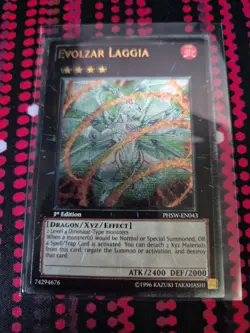 YuGiOh! Evolzar Laggia PHSW-EN043 Ultimate Rare 1st Ed - Image 1