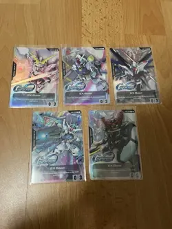 Gundam Card Game English G Generation Eternal EX Base Tokens Set of 5pcs Promo - Image 1