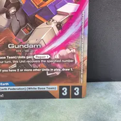 Gundam GD01-001 LR Foil Newtype Rising Card Game RX-78-2 Near Mint TCG NM - Image 5