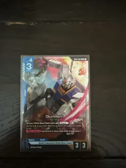 Gundam GD01-001 LR FOIL - Newtype Rising - Gundam Card Game RX-78-2 NM Foil - Image 1