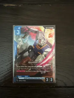 Gundam GD01-001 LR FOIL - Newtype Rising - Gundam Card Game RX-78-2 NM Foil - Image 2