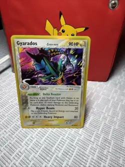 Pokemon Gyarados TCG Delta Species Holon Phantoms Card 8/110 MP Condition - Image 1