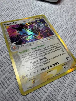 Pokemon Gyarados TCG Delta Species Holon Phantoms Card 8/110 MP Condition - Image 4