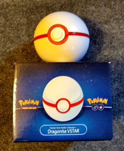 Pokemon Premier Pokeball Deck Holder Dragonite VSTAR Collection EMPTY NO CARDS! - Image 4