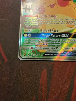 Pokemon TCG Dedenne GX Alternate Art Promo Holo Card 195a/214 - Image 4