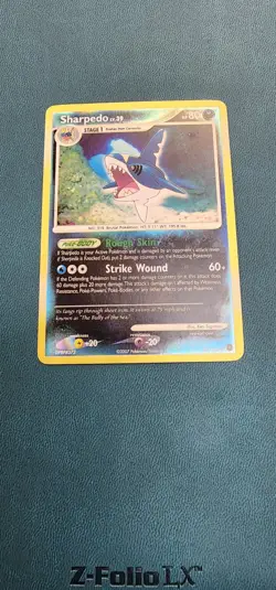 Sharpedo 37/132 Reverse Holo Rare Secret Wonders Pokemon Card - Image 1