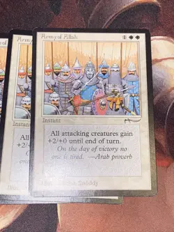 Army Of Allah X1 Mtg Arabian Nights Nm Light - Image 3