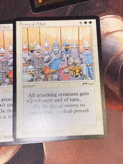 Army Of Allah X1 Mtg Arabian Nights Nm Light - Image 5