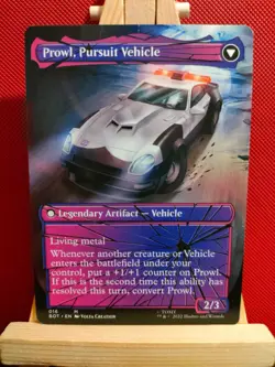 Prowl, Stoic Strategist (Borderless) - Universes Beyond: Transformers - NM - MTG - Image 2