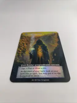 Sorcery Contested Realm Alpha Seer Foil NM Pack Fresh - Image 2