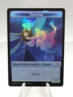 Cat 2 / Thopter 10 - Token - Foil - DFT - NM - MTG Magic the Gathering - Image 1