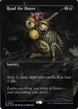 MTG Read the Bones (Confetti Foil) (7069) | NM Foil | Secret Lair Furby {SLD} - Image 2