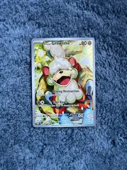 Hisuian Growlithe 181/167 Illustration Rare NM Twilight Masquerade Pokemon TCG - Image 1