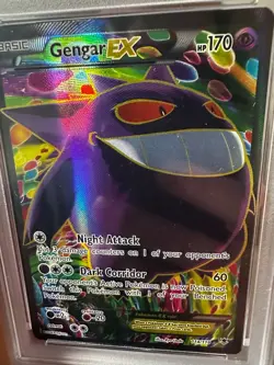 Gengar ex 114/119 2014 Pokemon X/Y phantom forces PSA 8 NM-MT - Image 4