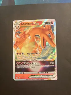 Pokemon TCG Charizard VSTAR Ultra Rare Holo Full Art #019/159 Crown Zenith NM - Image 1