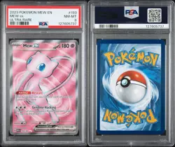 Mew ex - 193/165 - Ultra Rare Full Art Scarlet and Violet 151 Pokemon TCG PSA 8 - Image 1