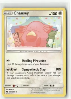 Chansey 152/214 - Lost Thunder - Pokemon TCG NM - Image 1