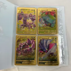 50+ Pokemon Gold Foil Collection Fan Art Display Cards, French & Eng(F3) CP#8801 - Image 4