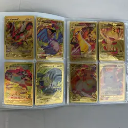 50+ Pokemon Gold Foil Collection Fan Art Display Cards, French & Eng(F3) CP#8801 - Image 5