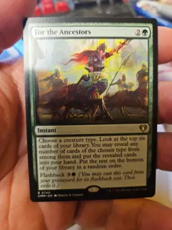 MTG - Commander Masters - For the Ancestors - NM - NF - Image 1