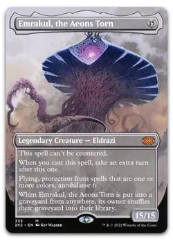 Emrakul, the Aeons Torn (Borderless) #335 (NM) Double Masters 2022 2X2 Magic MTG - Image 1