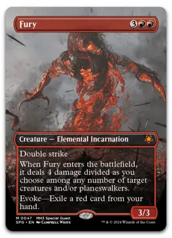 Fury (Borderless) #47 (NM) Special Guests SPG Magic MTG - Image 1